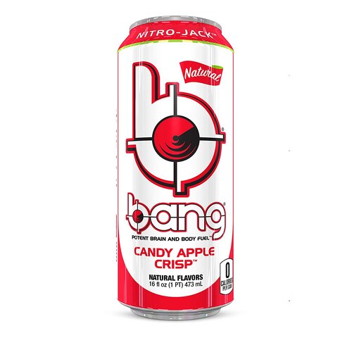 BANG® NATURAL CANDY APPLE CRISP | 16oz Cans - (12 Pack) & Chicago City Distributors, Inc.