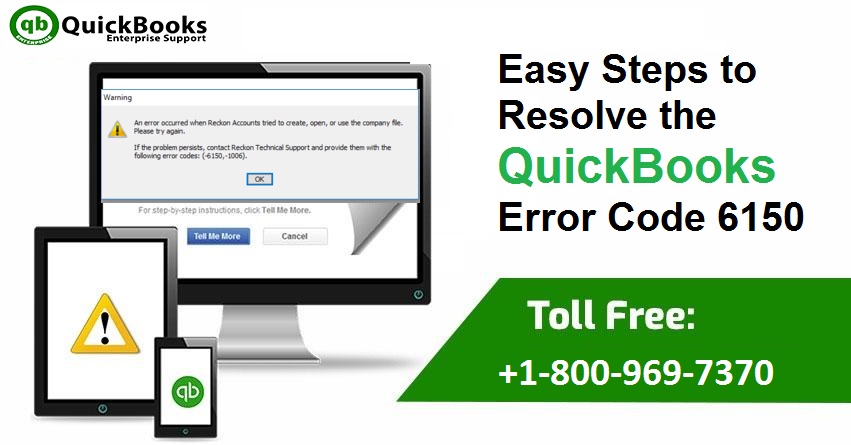 How to fix QuickBooks Error Code 6150