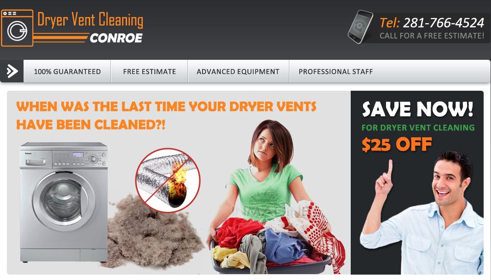 Dryer Vent Cleaning Conroe TX