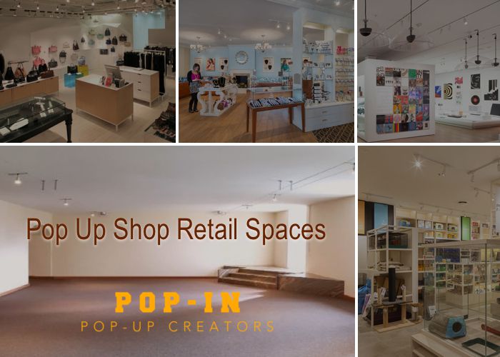 Pop up shop espaces de vente au détail