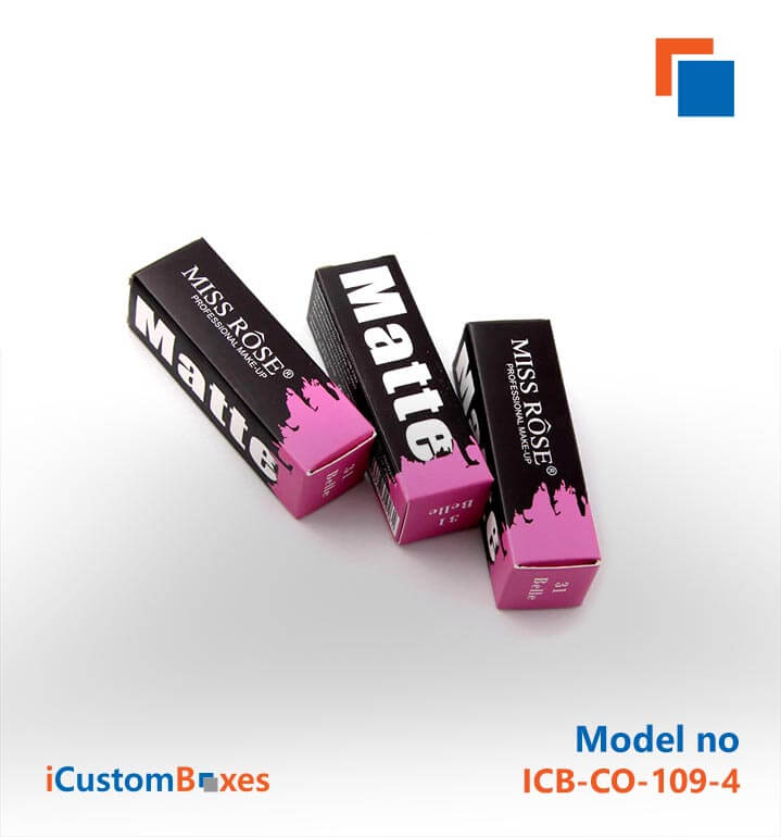 Get Custom Lipstick Box Packaging Wholesale at iCustomBoxes