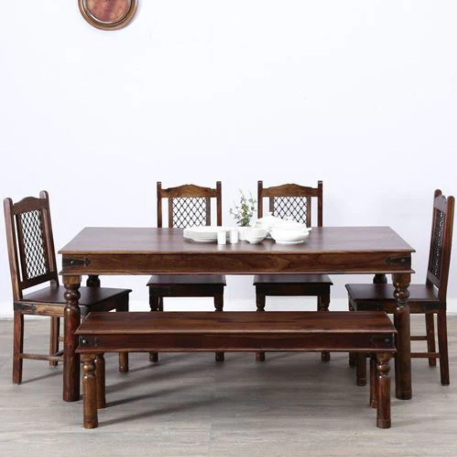 Glass Wood Modern Dining Table to Elevate Your Dining Room