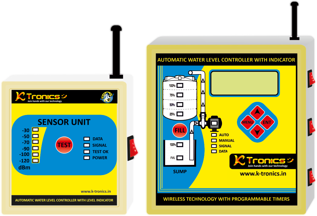 Sump and bore pump controller.