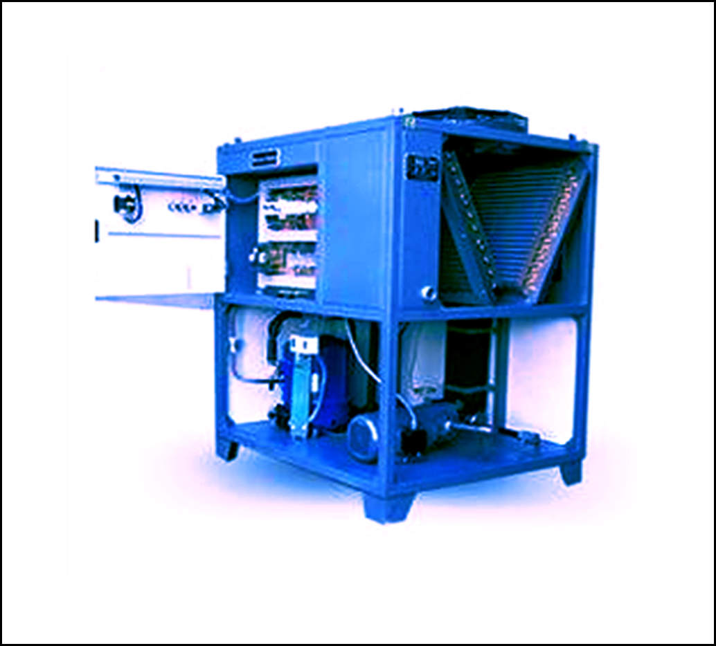 Hydraulic external oil chiller