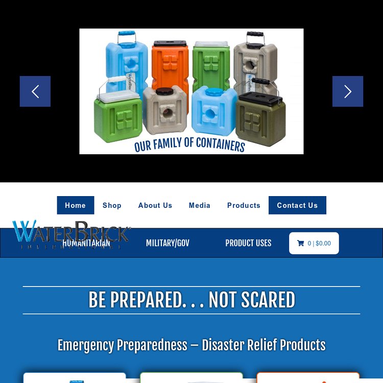 Emergency Water Containers