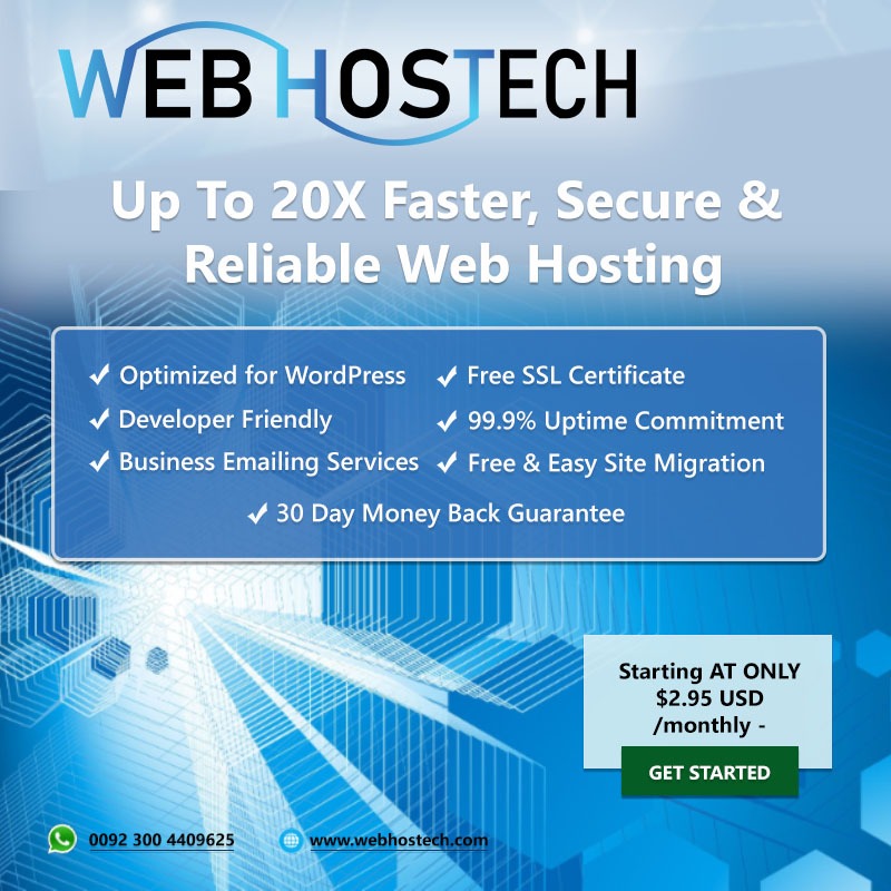 safe and secure web hosting in lahore pakistan