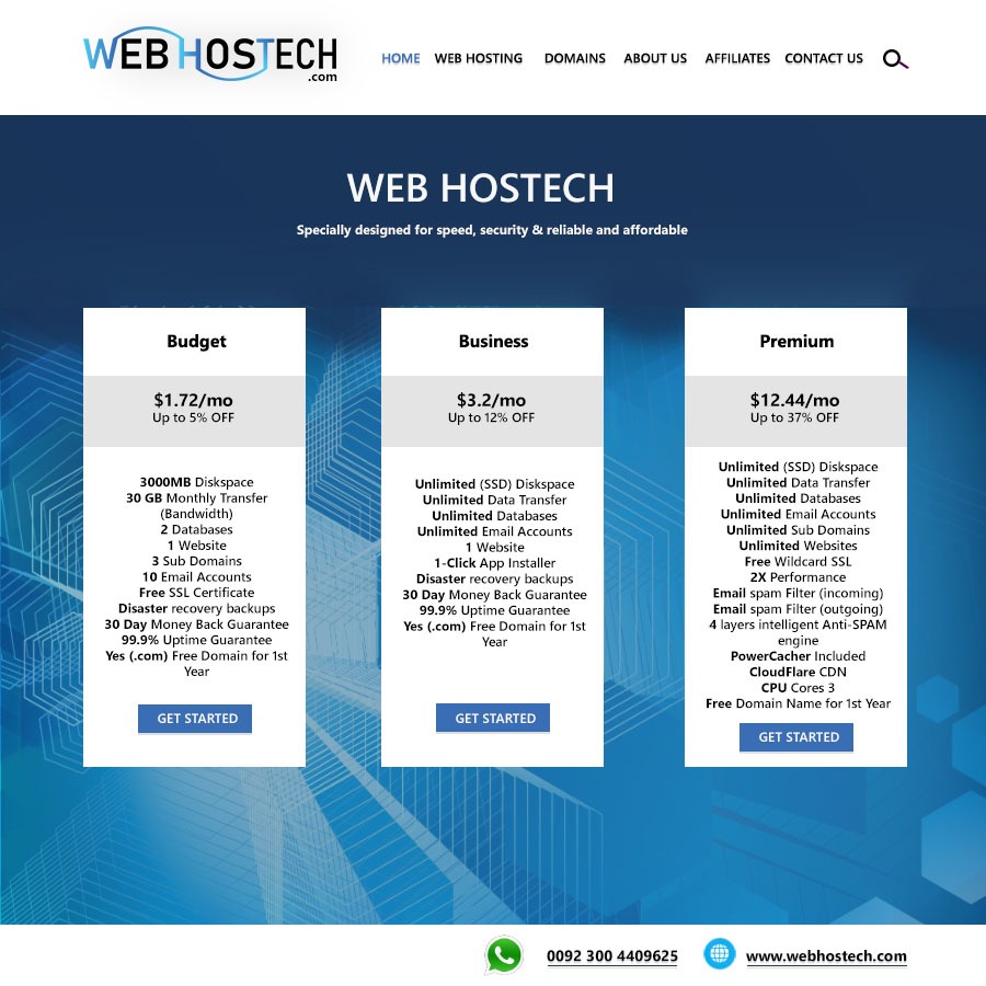 web hosting in affordable rates