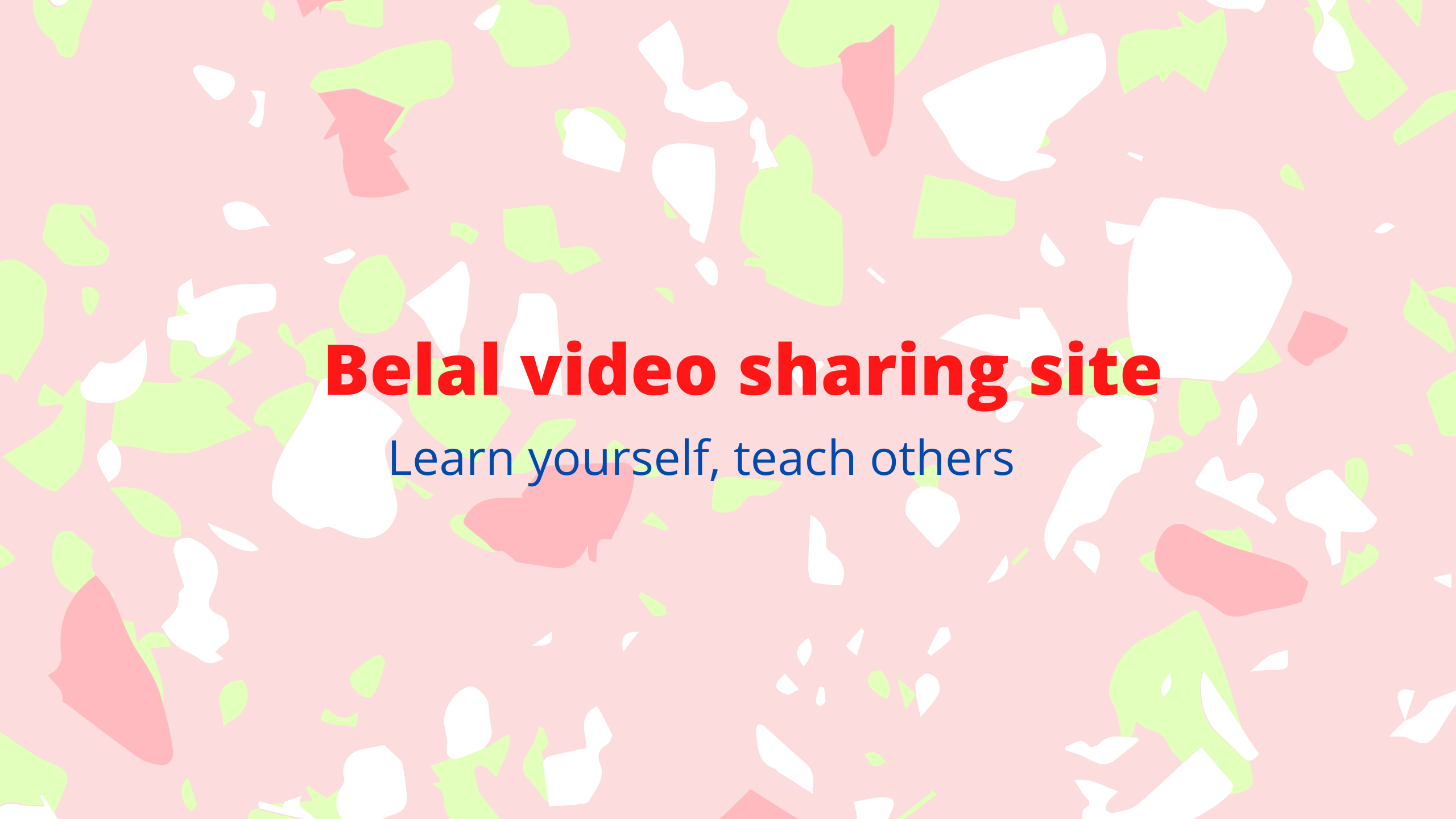 Belal video sharing site