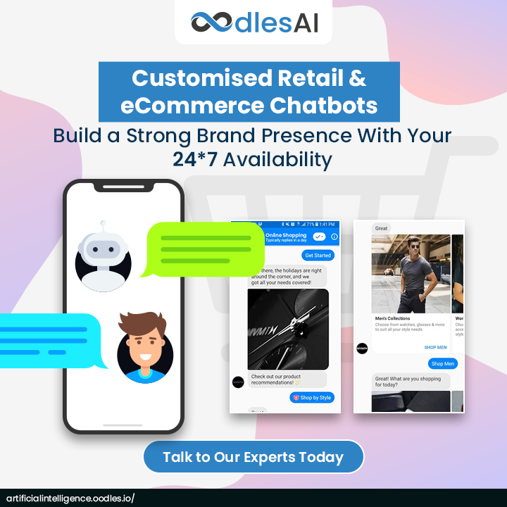 Custom chatbot development services with Oodles AI