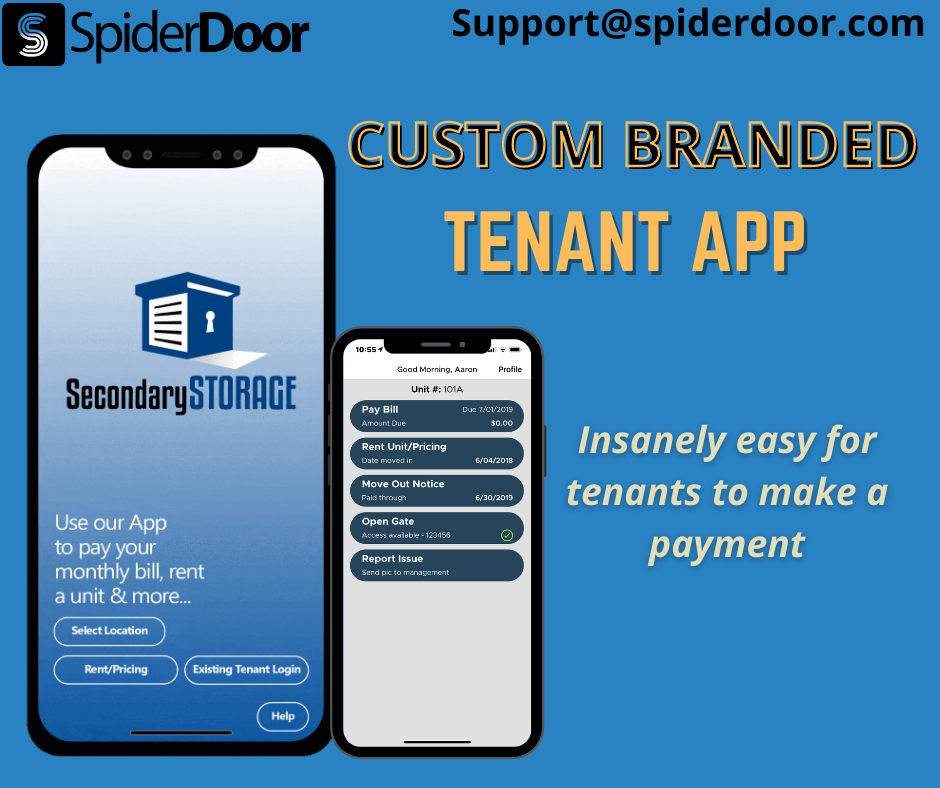 GET CUSTOM TENANT APP FOR YOUR SELF STORAGE BUSINESS