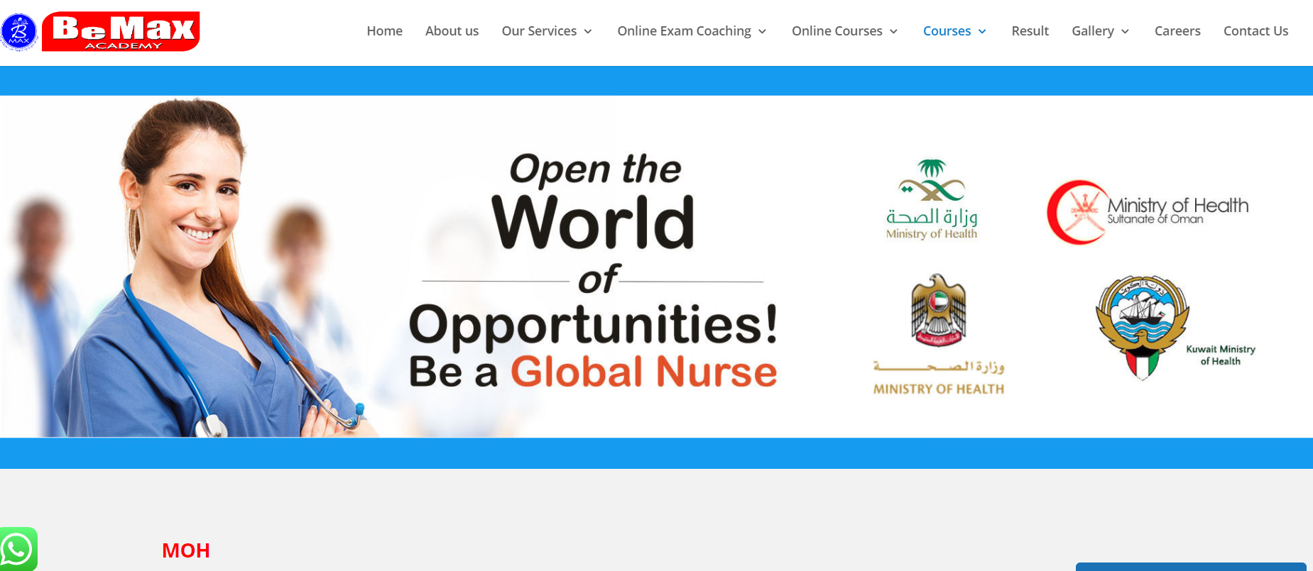 best moh coaching in kerala