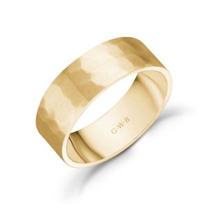 Hammered Wedding Bands Are Perfect Choice for Newly Married Couple