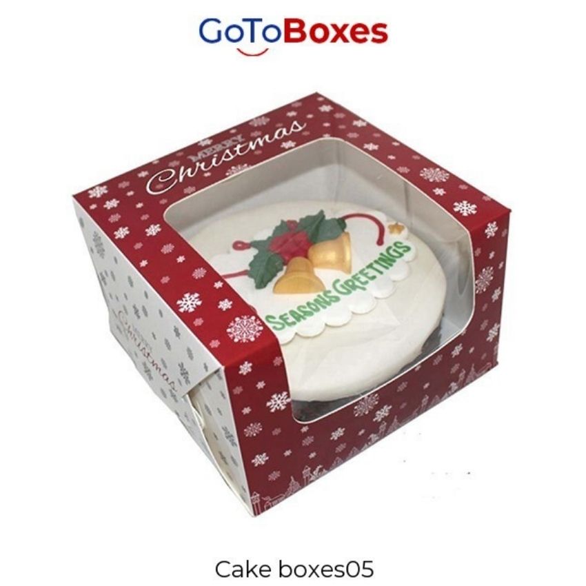 Cake Boxes Customization option with experts at GoToBoxes