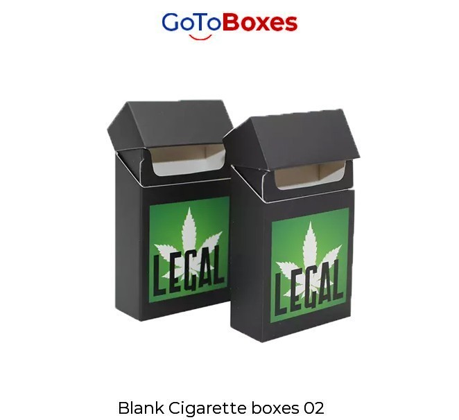 Get multiple discounts on Blank Cigarette Boxes at GoToBoxes