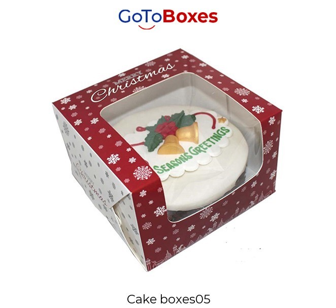 Get best quality Cake Boxes with free shipping at GoToBoxes