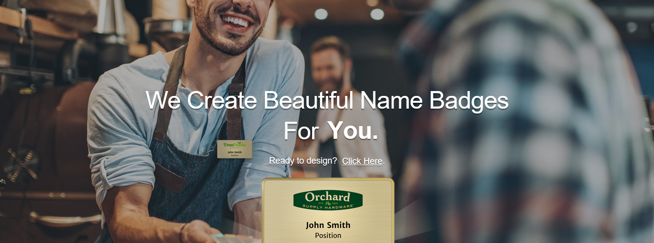Wearing a Name Badge at Work