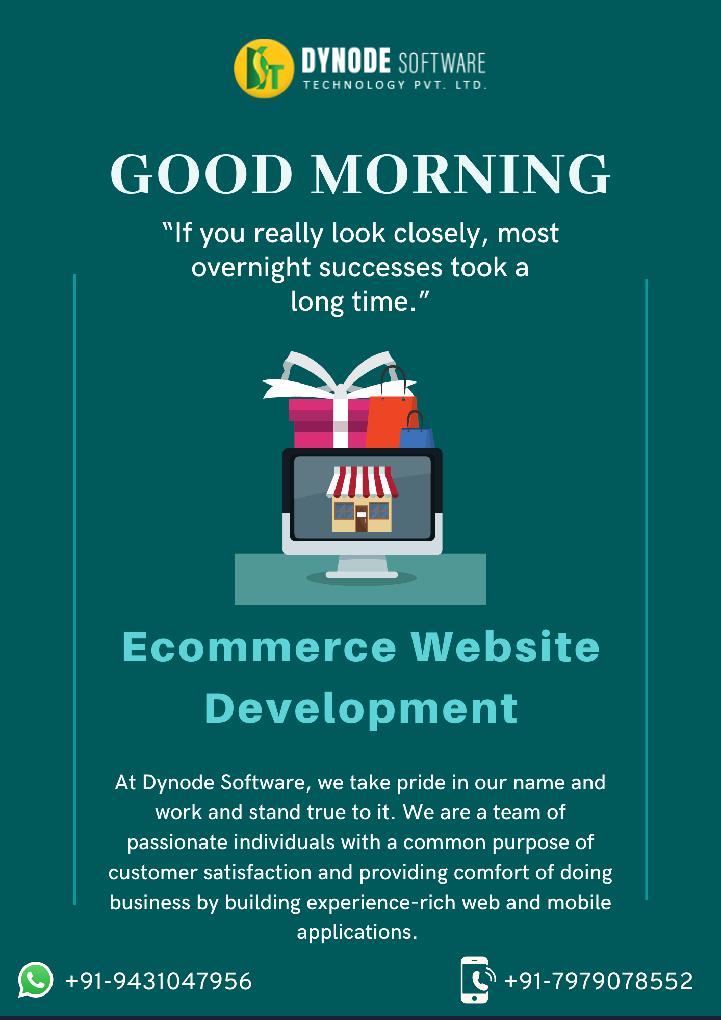 Ecommerce Web Design Company In Patna - Dynode Software