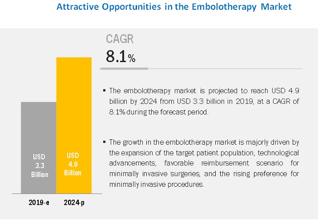 Embolotherapy Market Worth $4.9 Billion by 2024