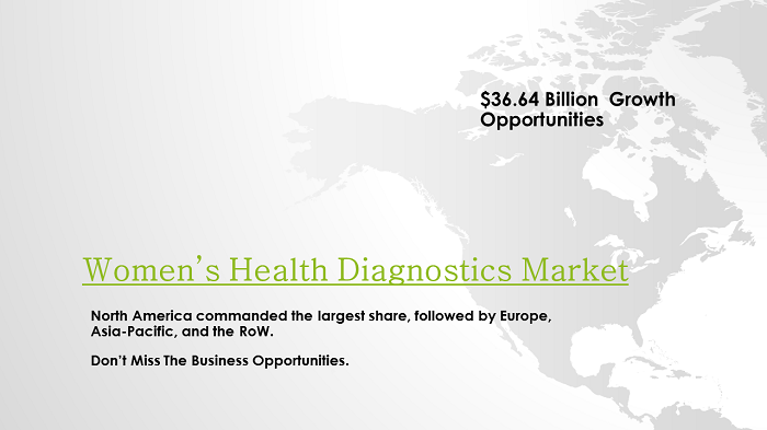 Women’s Health Diagnostics Market : Increasing Awareness About Fertility Testing in Women