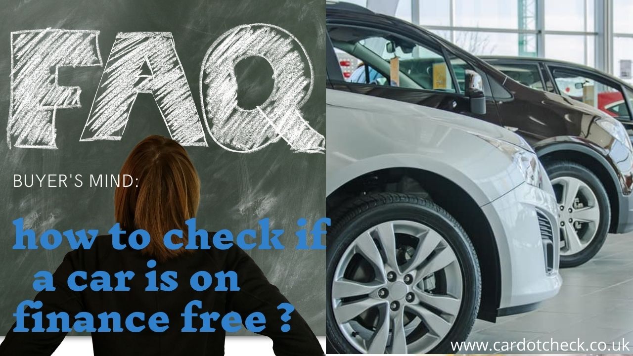 Check Outstanding Finance on Car