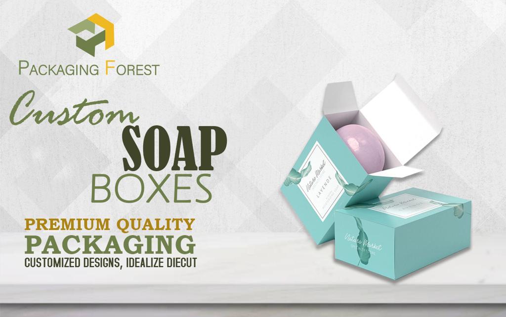 Custom Die Cut Soap Packaging Boxes 