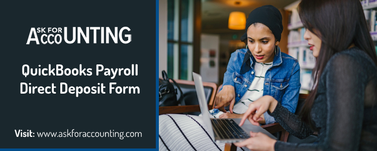Download QuickBooks Payroll Direct Deposit Form