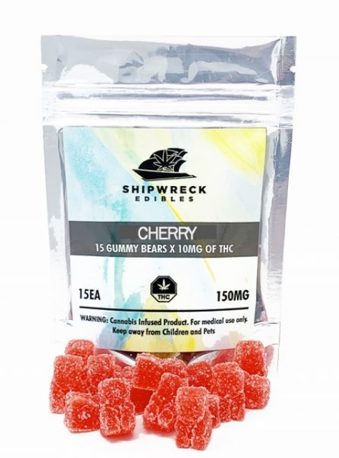 Shipwreck Edibles (Cherry – 150mg)  $13.99