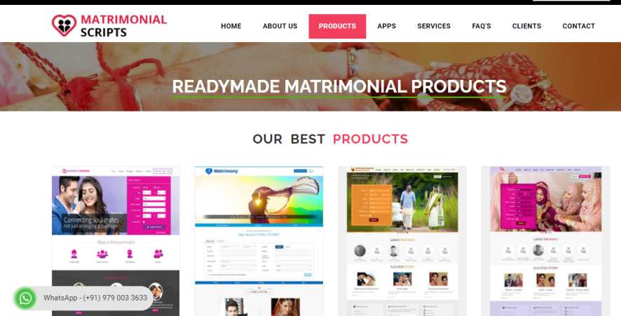 Readymade PHP Matrimonial Script