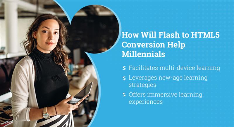 Flash to HTML5 Conversion: Do it for the New-Gen Workforce