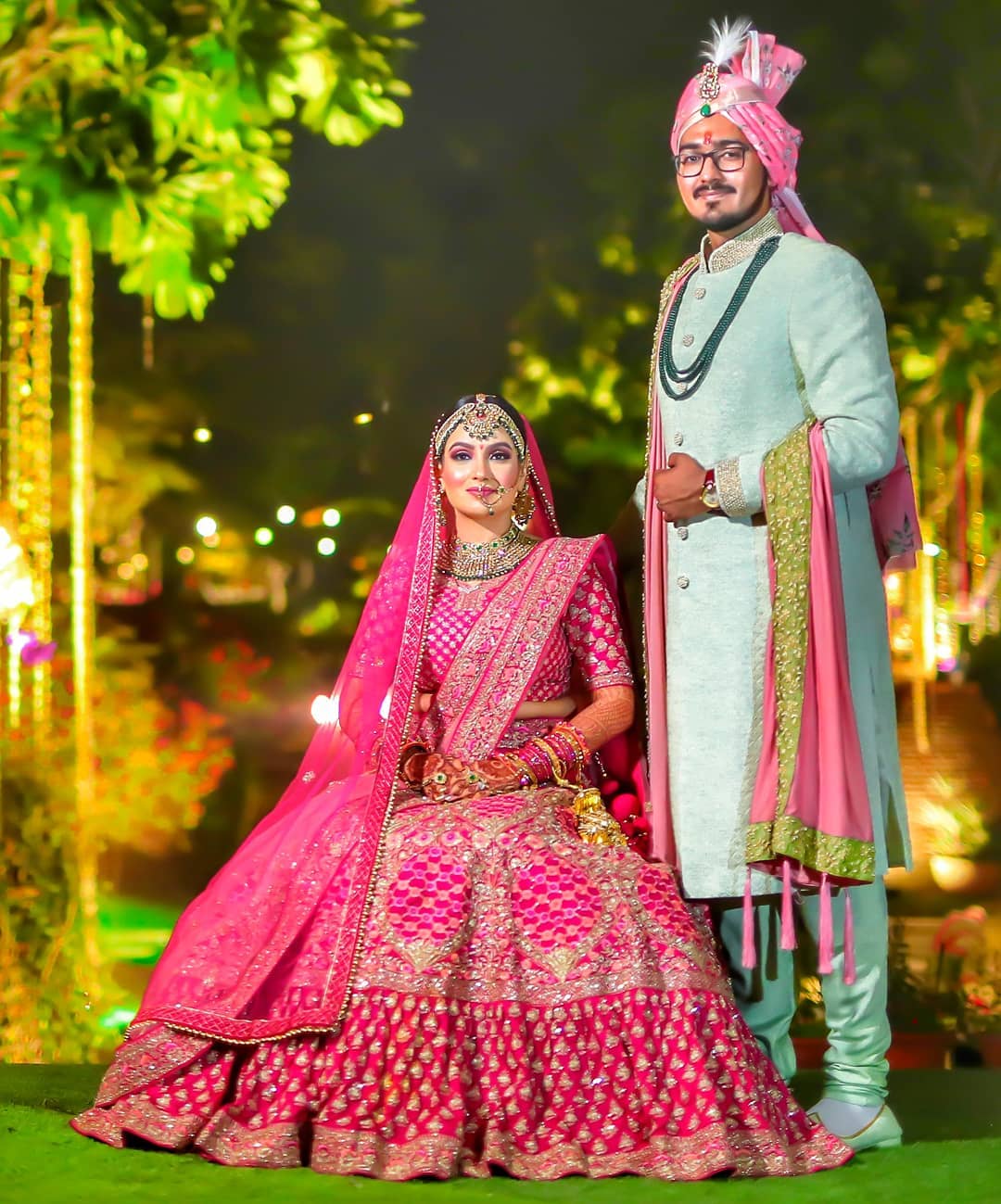 Best Wedding Groom Sherwani & Bridal Lehenga