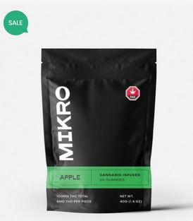 Mikro Edibles THC – 100MG