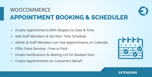 WooCommerce Booking Appointment Plugin
