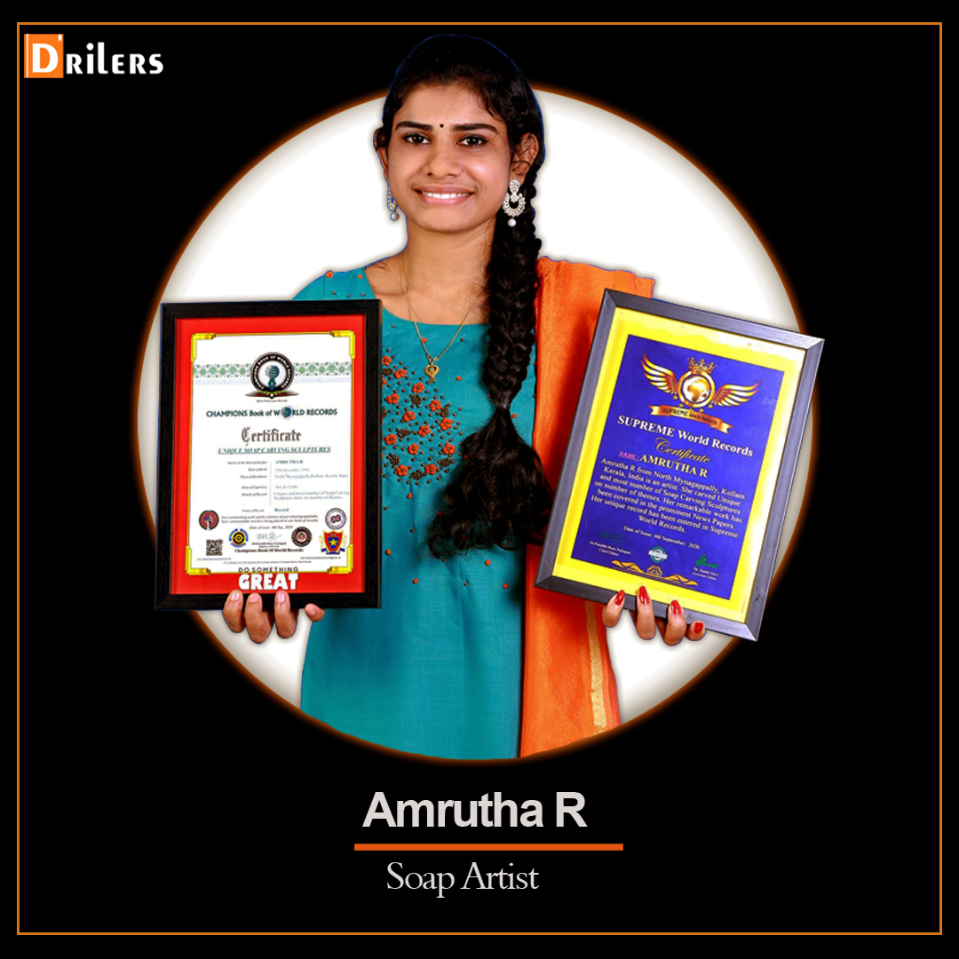 Amrutha R- A Soap Sculptor