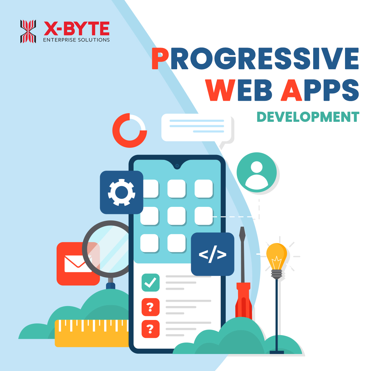 Progressive Web Application Development Company & Services in UAE | X-Byte Enterprise Solutions