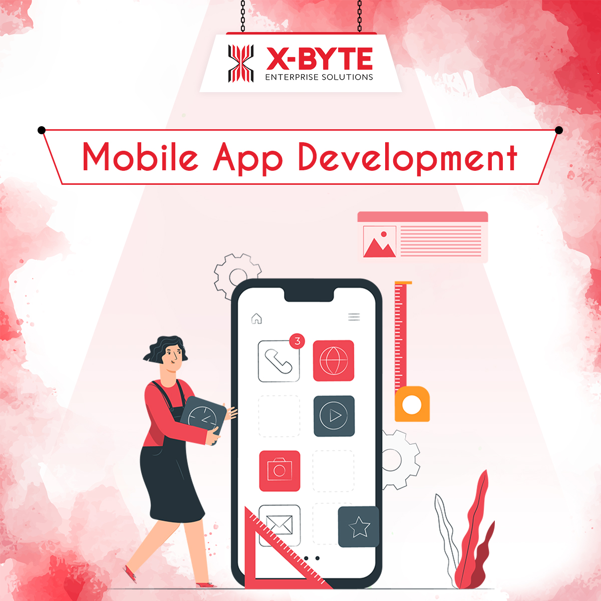 Top Mobile App Development Company UAE, USA - iOS & Android App | X-Byte Enterprise Solutions