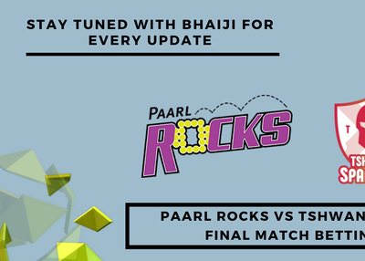 Paarl Rocks vs Tshwane Spartans Final Match Betting Tips