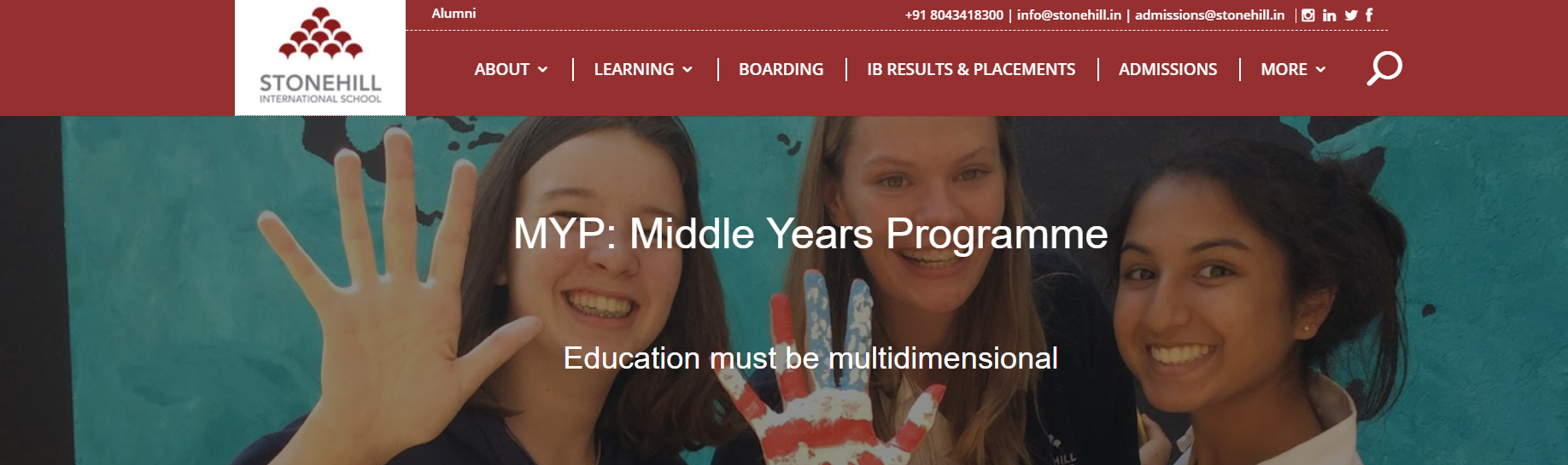 Best Schools in Bangalore | IB Middle Years Programme | Stonehill