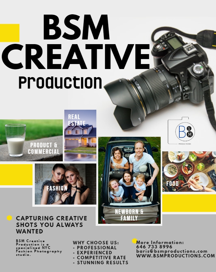 BSM Creative Production a specialized NYC Photography studio