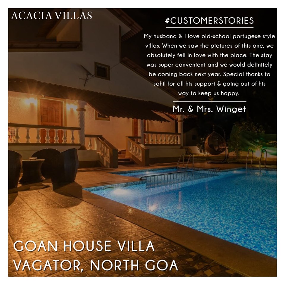 Best Villas On Rent Goa Welcome The Guests From Around The World