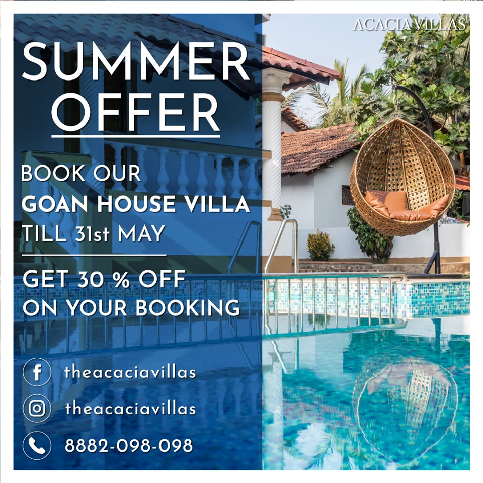 Book Best Private Villas On Rent With Private Pool | Goa, North Goa