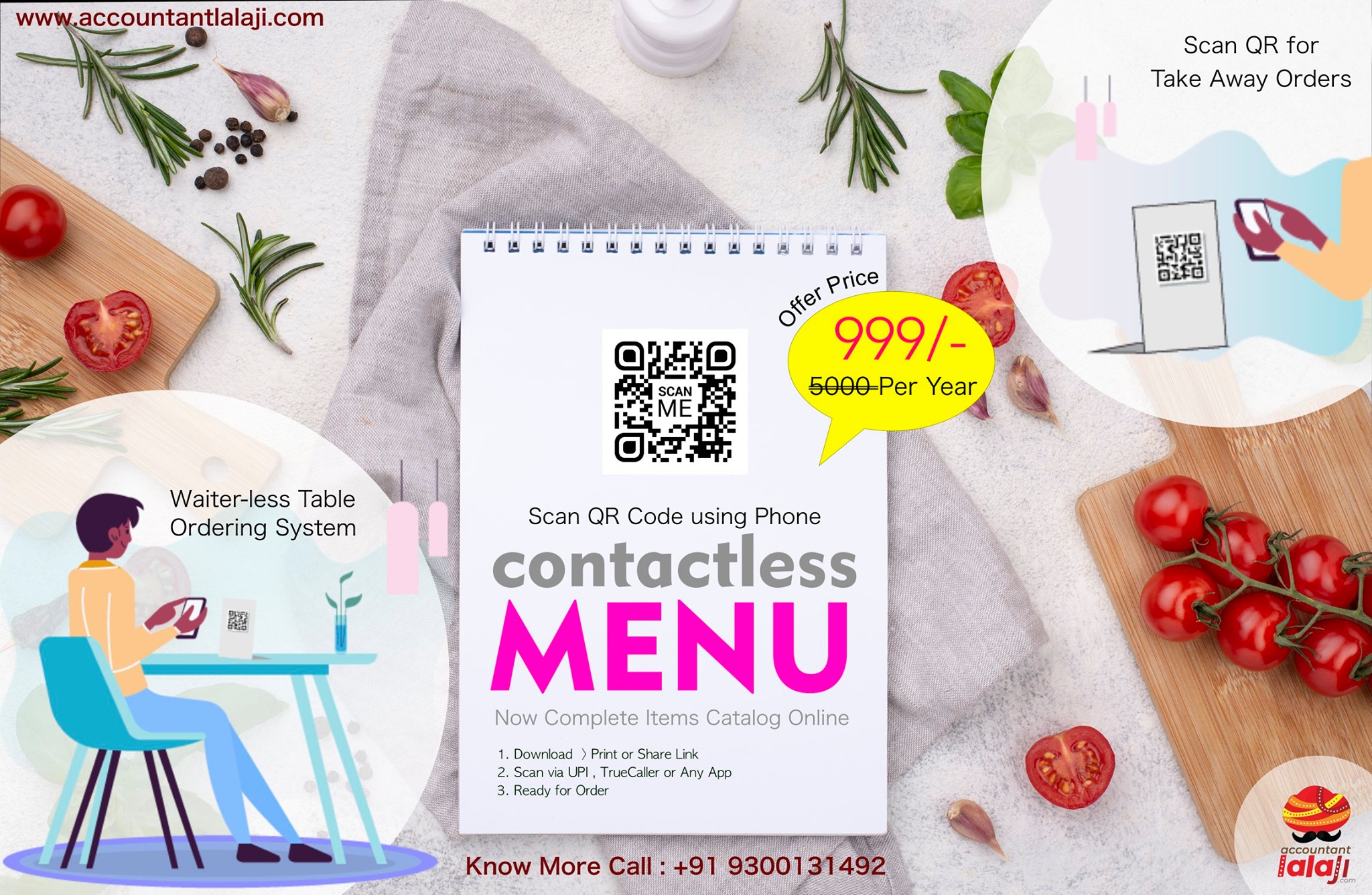 Online Digital Menu Card