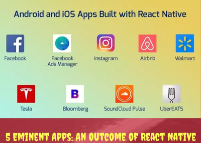 5 Eminent Apps: An Outcome of React Native Mobile App Development