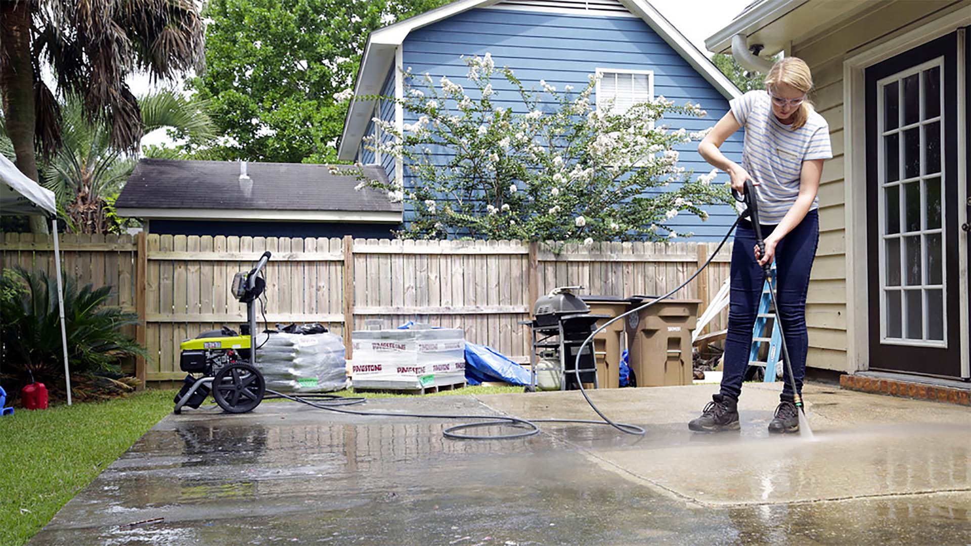 Driveway Cleaning in Katy