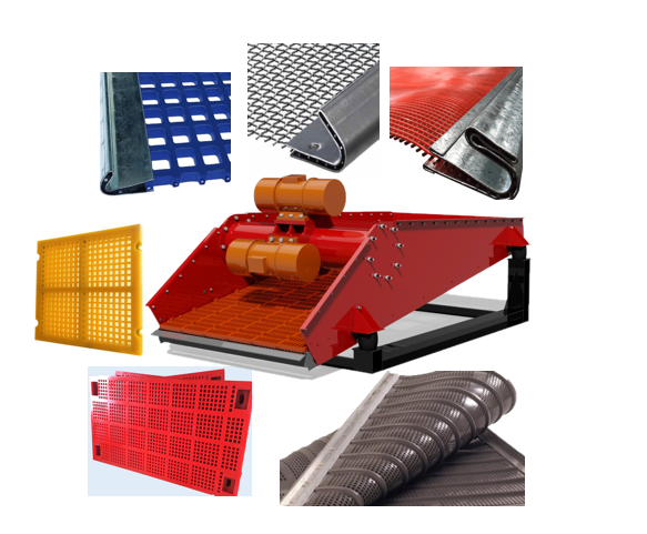 vibrating and rotary screen mats