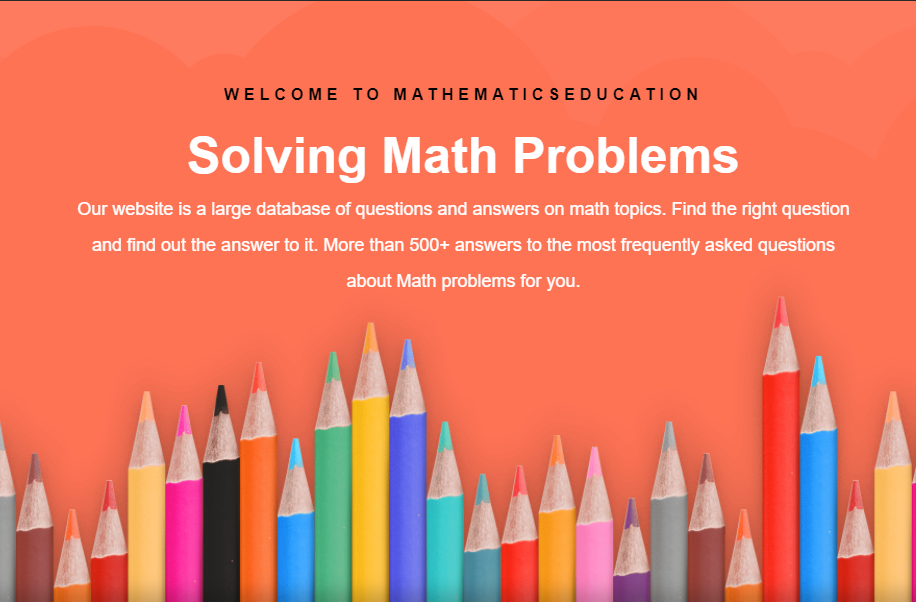 Suggestions in Solving Math Problems