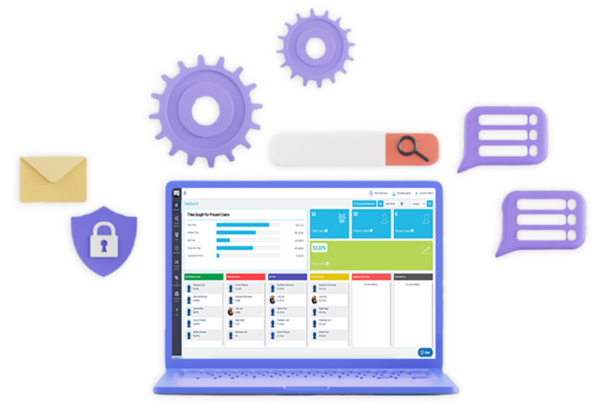 Which Industry Can Manage workforce productivity via Employee Monitoring Software?