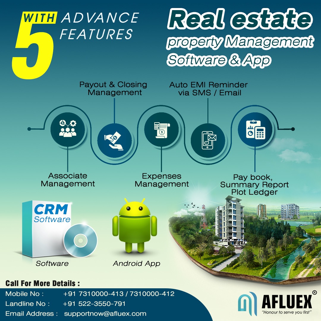 Best Real Estate Software Development Company In Lucknow | Afluex