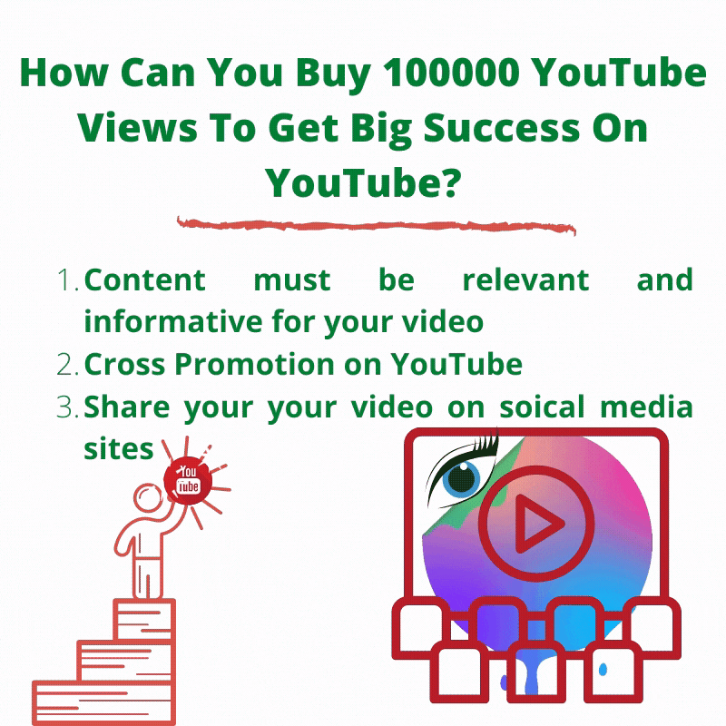 How Can You Buy 100000 YouTube Views To Get Big Success On Youtube?