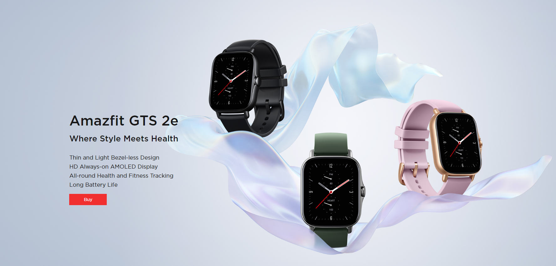 Amazfit GTS 2e – Full Features, Specifications and Price in India