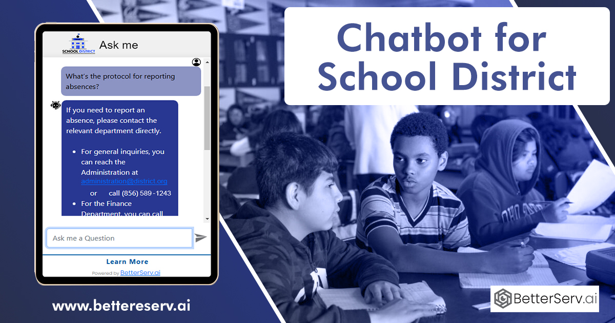 AI Chatbot Platform Supporting Modern School District Operations